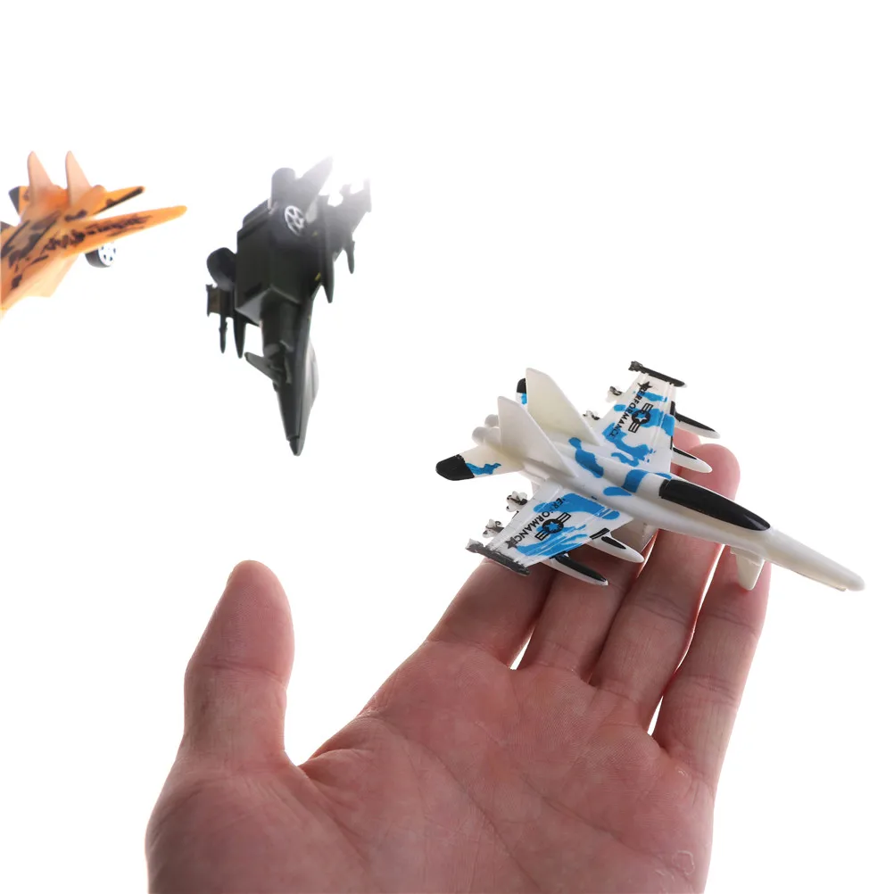1 шт. мини-модели самолетов, игрушки, военный самолет, игрушка для детей, обучающая игрушка, военный истребитель, самолет, игрушка в случайном порядке