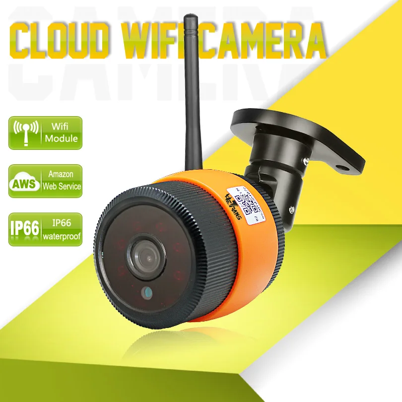 WETRANS Wi Fi IP Камера открытый Водонепроницаемый HD 720 P Ночное видение P2P Cloud Storage