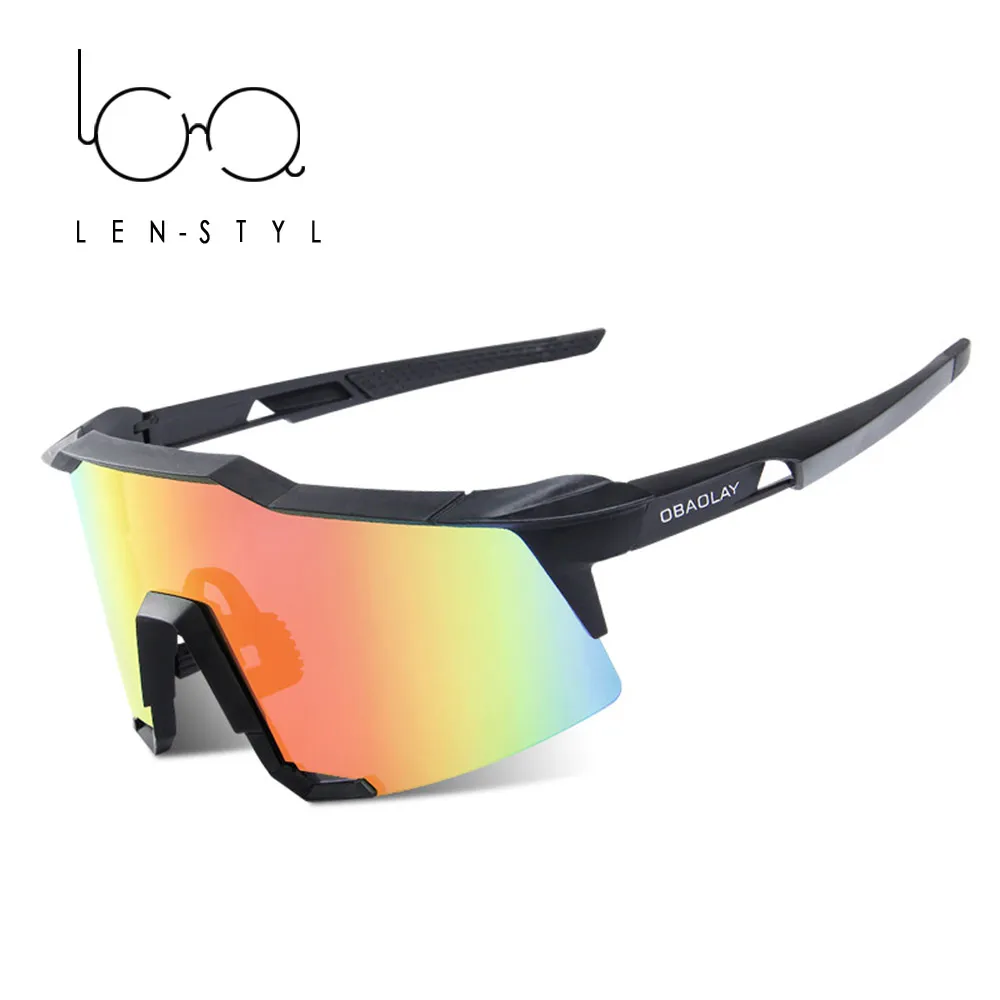 LENSTYL Men Polarized Sun Glasses Goggles Wind Sand Resistant Eyewear