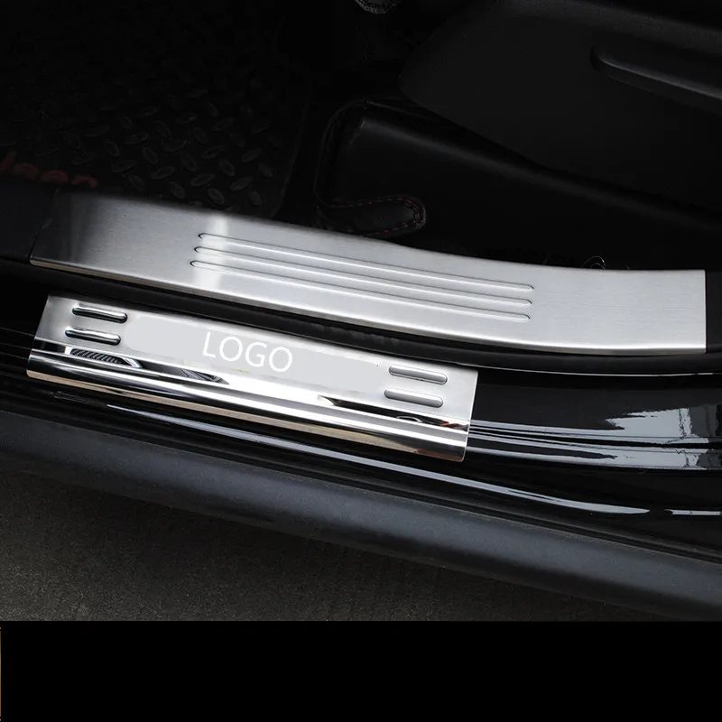 Накладка на порог из нержавеющей стали для Jeep Grand Cherokee 2011 12 13 14 15 16 компас 2017