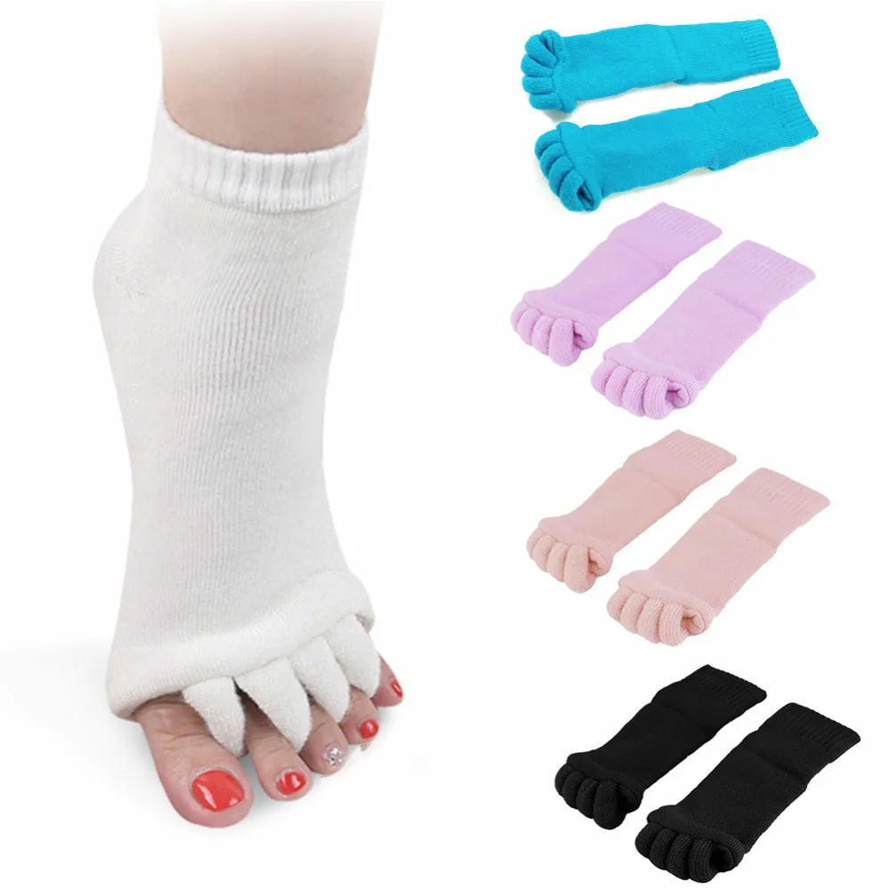 Women Anti Slip Cotton Yoga Socks Ladies Sport Pilates Ballet Dance Gym