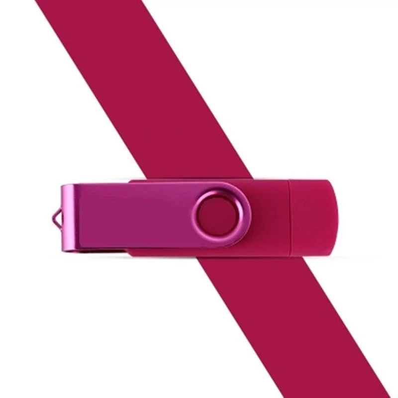 Белый Высокое качество USB flash с 2 в 1 OTG USB флешка 4 ГБ U диск 8 ГБ карты памяти 16 ГБ Флешка 32 ГБ 64 ГБ Memory stick - Цвет: Белый