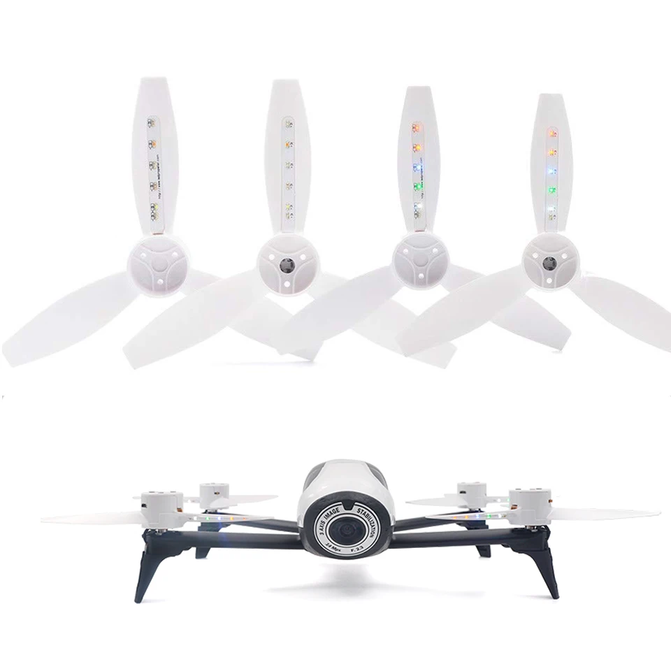 

Parrot Bebop 2 LED Propellers Rechargeable Lighting Flash Propeller for Parrot Bebop2 Drone Accessories