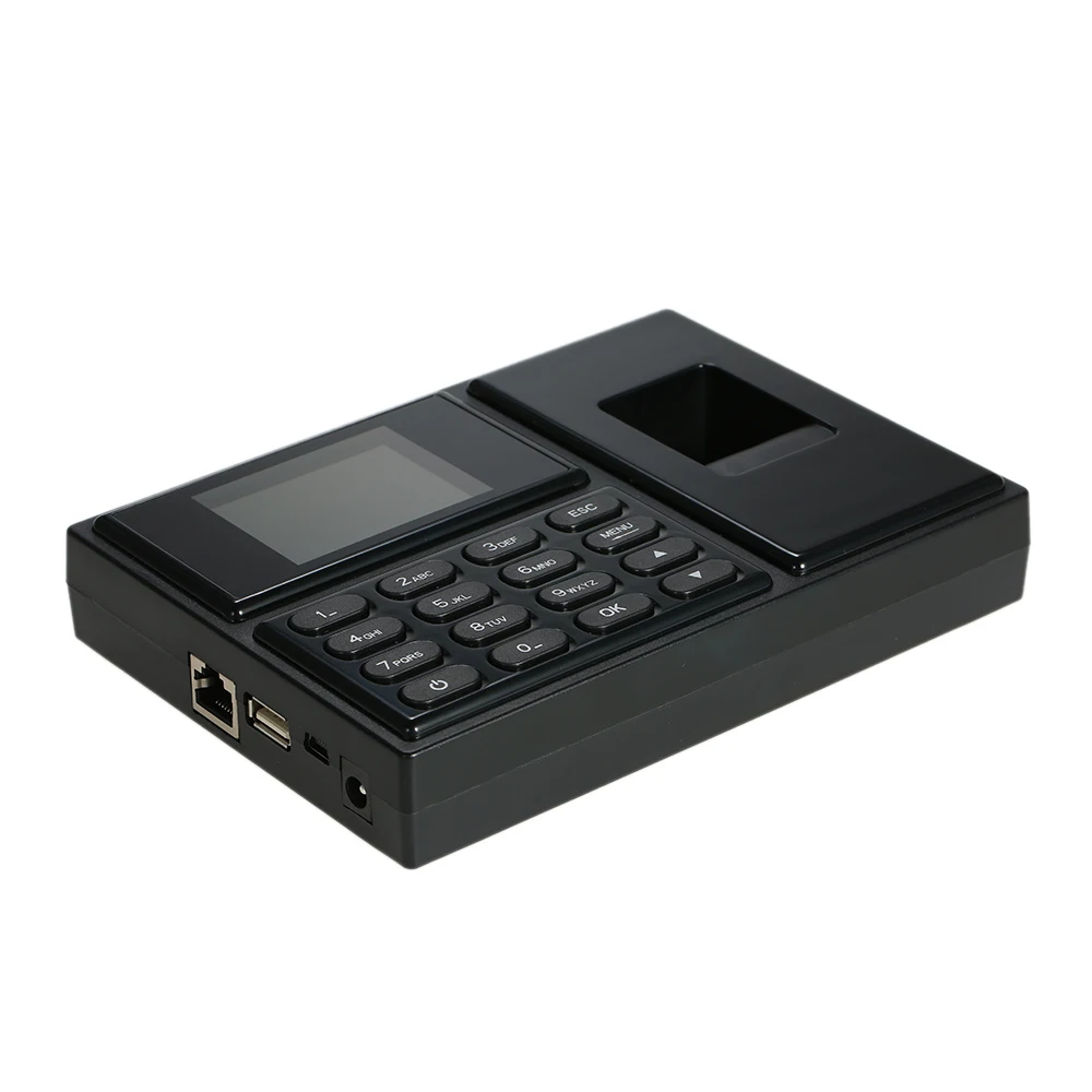 Интеллектуальный биометрический отпечаток пальца машина для регистрации паролей работник проверка-в рекордер 2,4 дюймов TFT ЖК-экран Время часы