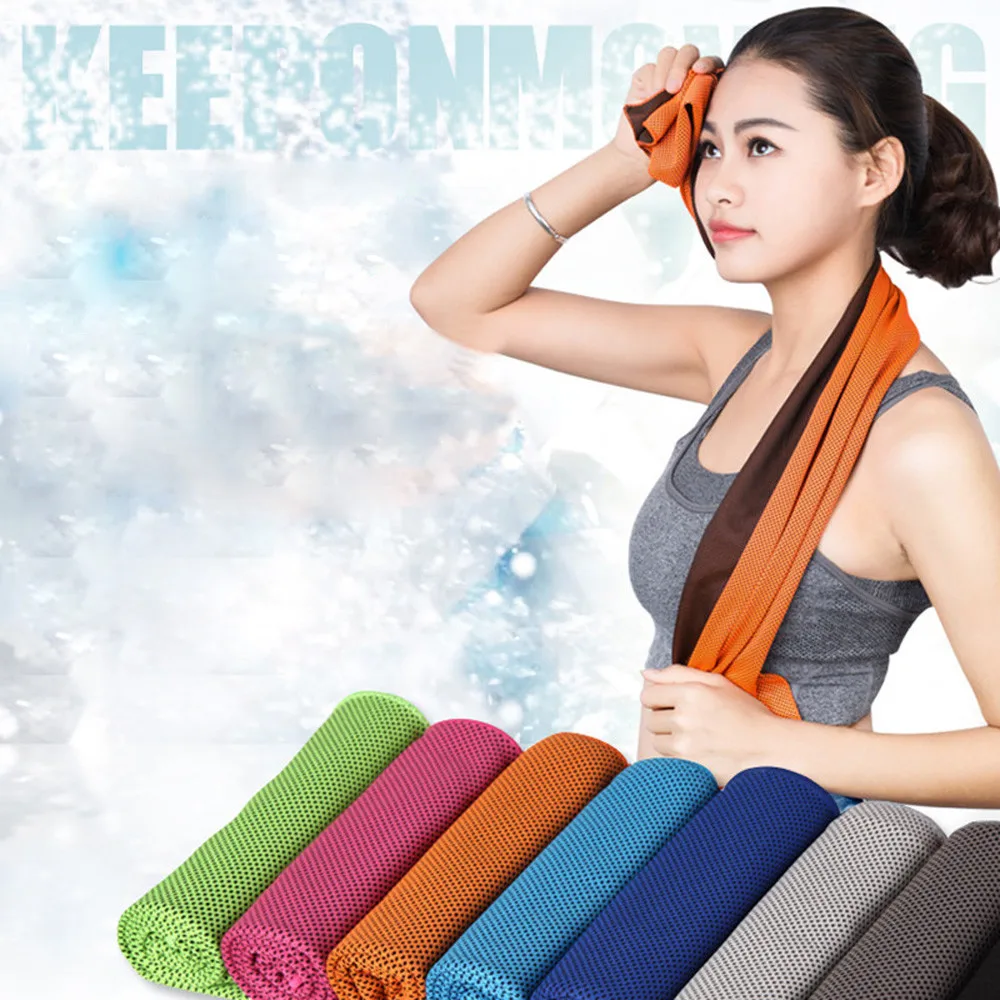 2017 New Fashion Fitness Dry Cooling Sports Towel For Gym Best Workout