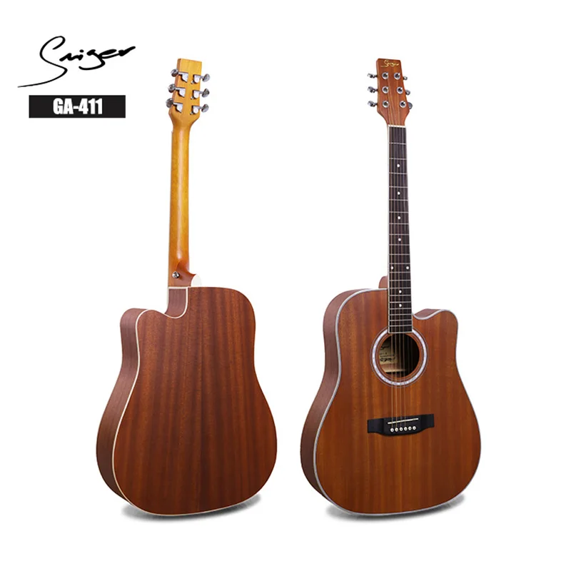 

Smiger GA-411 Folk pop guitar 41 inches Sapele Matte Finish For Professional Performance/Home-schooling/Student Gift/Beginner