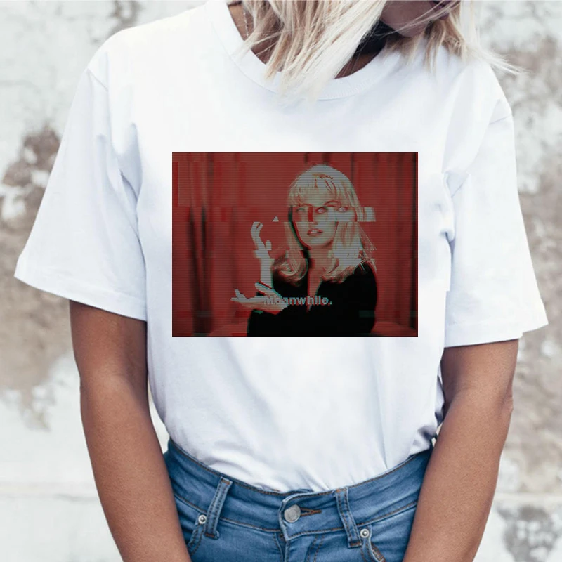 Твин Пикс футболка Женская Harajuku Ullzang Who Killed Laura Palmer футболка с графическим рисунком 90s эстетические футболки женские - Цвет: 4027