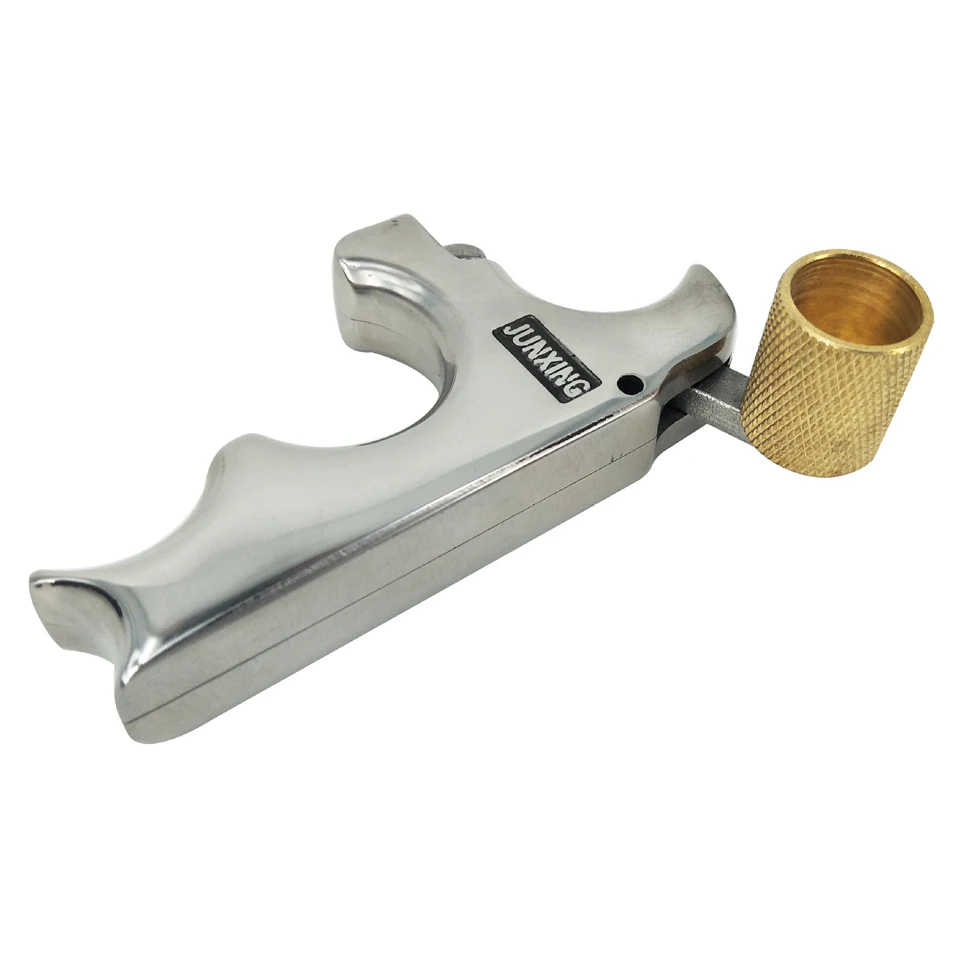 3 Fingers Stainless Steel Bow Release Aid Hook Type Release Aid Grip for Compound Bow Archery