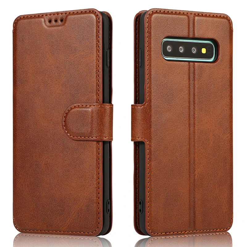 Винтажный кожаный чехол кошелек для Samsung Galaxy S10E S10 S9 S8 Plus Note 9 8 A6 A9 A7 2018 A70 A30 A40 A50