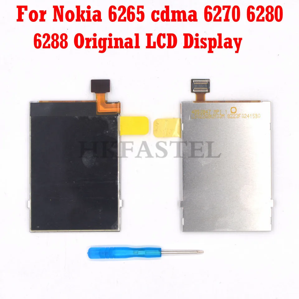 HKFASTEL новый оригинальный ЖК-экран дигитайзер дисплей для Nokia 6265 cdma 6270 6280 6288 Ремонт