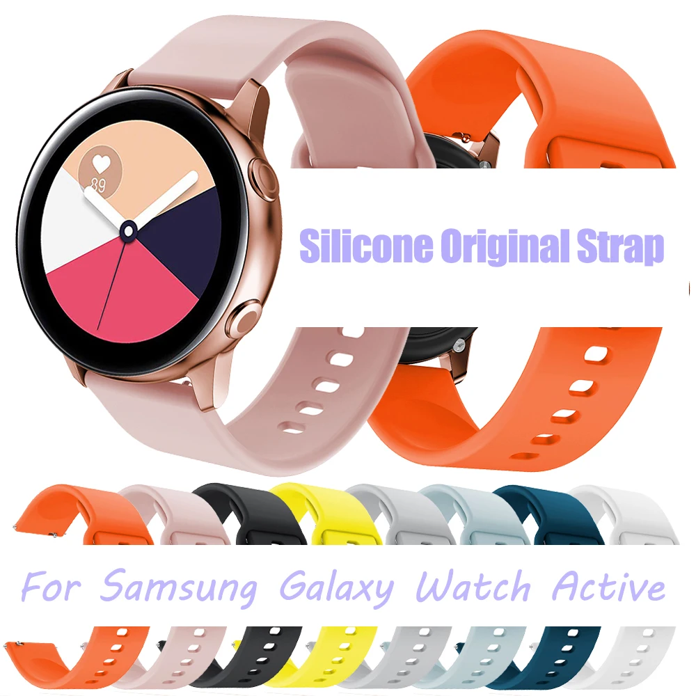 

SIKAI Sillicone Watch Strap For Samsung Galaxy Watch Active Replacement Comfy Bracelet Watchband for Samsung Galaxy Watch Band