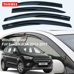 Tommia 4 шт. окна козырек Тенты Vent ветер дождь отражатель гвардии Крышка для Ford Kuga 2013-2017