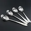 Stainless Steel coffee Scoop Skull shape dessert spoon Food grade ice cream candy tea spoon tableware Drop shipping ► Photo 2/4
