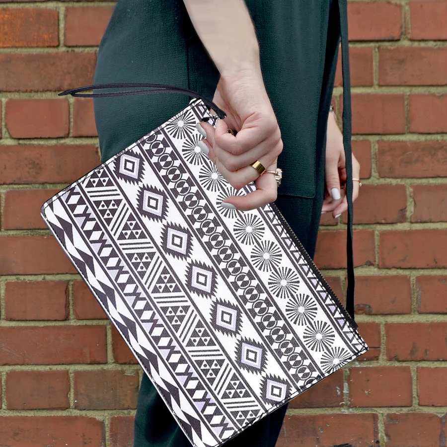 Новая мода для женщин Национальный Ветер День клатч геометрический принт сумки дамы из искусственной кожи вечерние сумки кошелек Feminina Bolsa