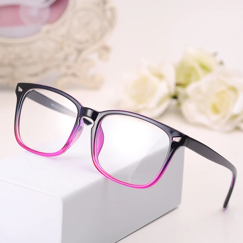 2016 New Eyeglasses Men Women Suqare Brand Designer Eyewear Frame Optical Computer Female Transparent Eye Glasses