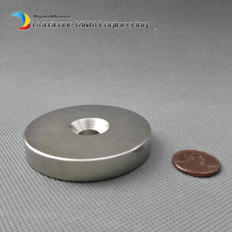 1 pcs NdFeB Lifting Dia. 60x10 mm with M8 Screw Countersunk Hole