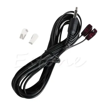 

3m Dual IR Infrared Emitter Cable & 3.5mm Plug Remote Control Extender NEW