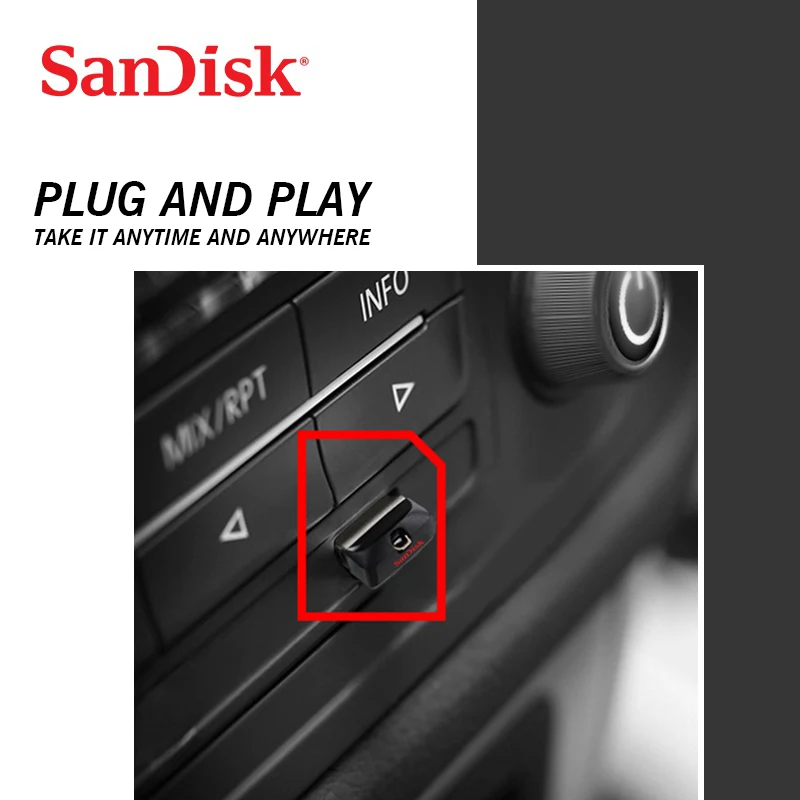 Original Sandisk Pendrive 64gb 32gb 16gb Mini USB Flash Drive 32 64 16 GB Pen 2.0 Stick Disk on Key Memory for Phone|USB