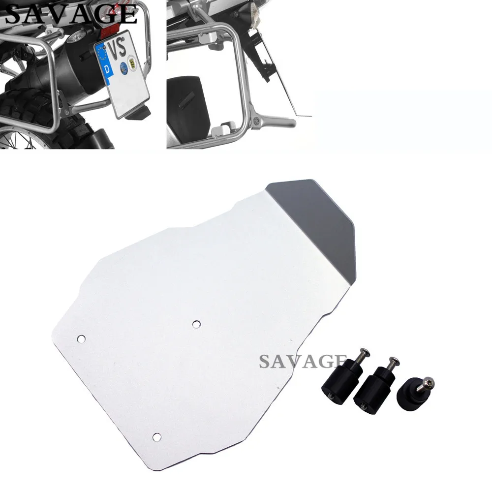 Motorcycle Aluminium Number Plate Splash Guard License Plate Holder For