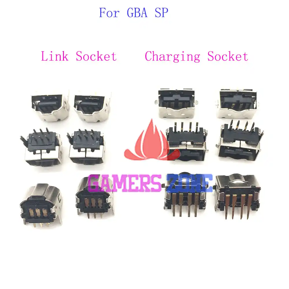 2pcs Ersatz Fur Nintendo Gbasp Ds Steckdose Lade Port Link Stecker Fur Gba Sp Socket Socket Powersocket Connector Aliexpress