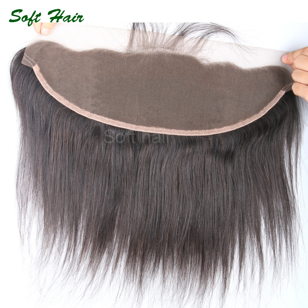 

7A Brazilian Lace Frontal Closure Free Part 13x4 Brazilian Straight Hair Lace Frontals Ear To Ear Lace Frontal With Baby Hair