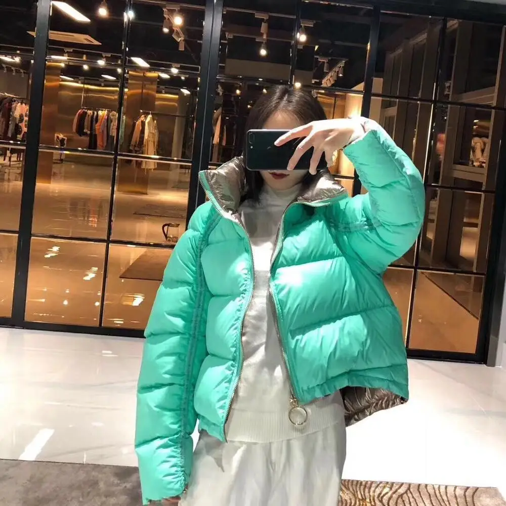 Goedkoop Winter Jas Vrouwen 2019 Vrouwelijke 90% Witte Eend Donsjack Vrouwen Winter Dubbelzijdig Losse Down Jas Breasted Dikke Down parka