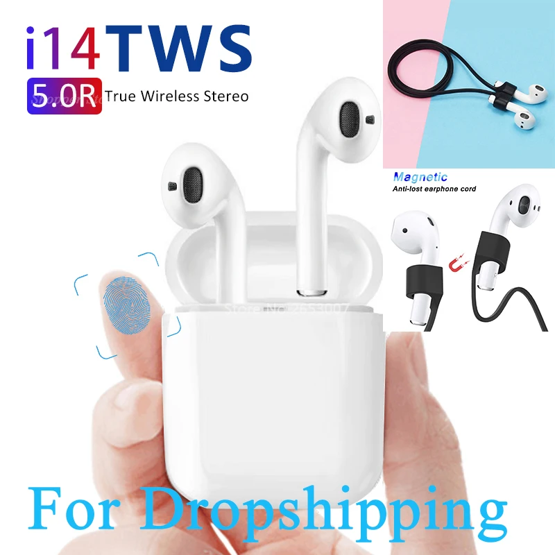

2019 i14 TWS 1:1 Wireless Bluetooth 5.0 Earphone Earbuds Touch Control For iPhone Xiaomi airdot PK i13 i10 i12 i88 New earphones