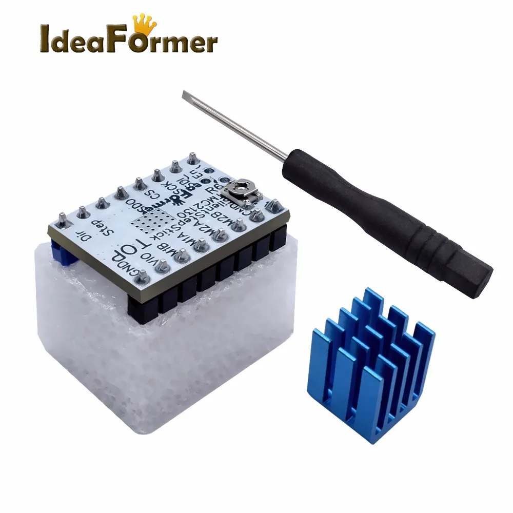 Шаговые двигатели TMC2130 V1.1/V1.2SPI TMC2208 V1.2 бесшумный драйвер StepStick отличная Бесшумная