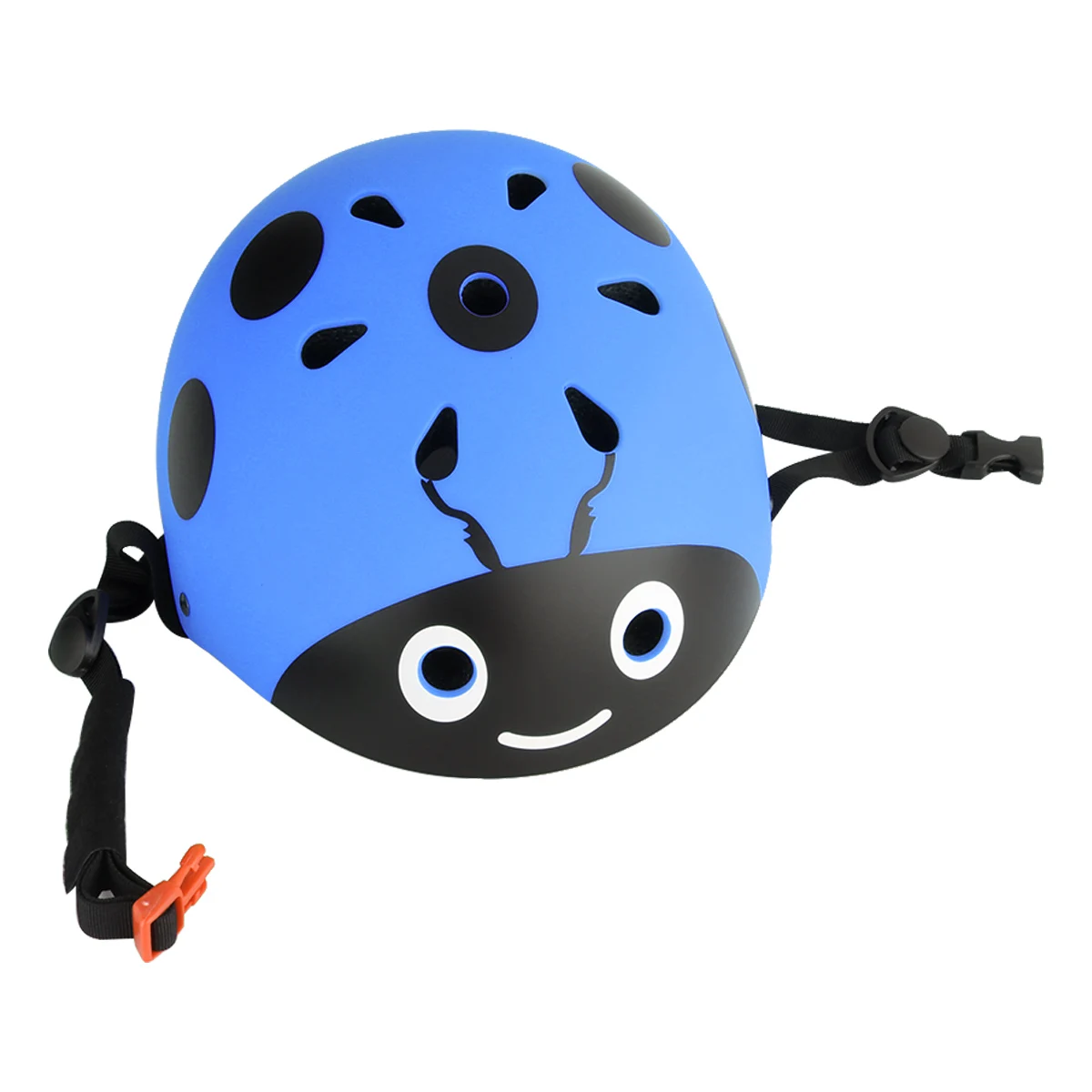Детский милый велосипедный шлем с божьей коровкой со съемной накладкой, защитные велосипедные шлемы, Детский велосипедный шлем для скейтборда, подходит для головы 48-54 см