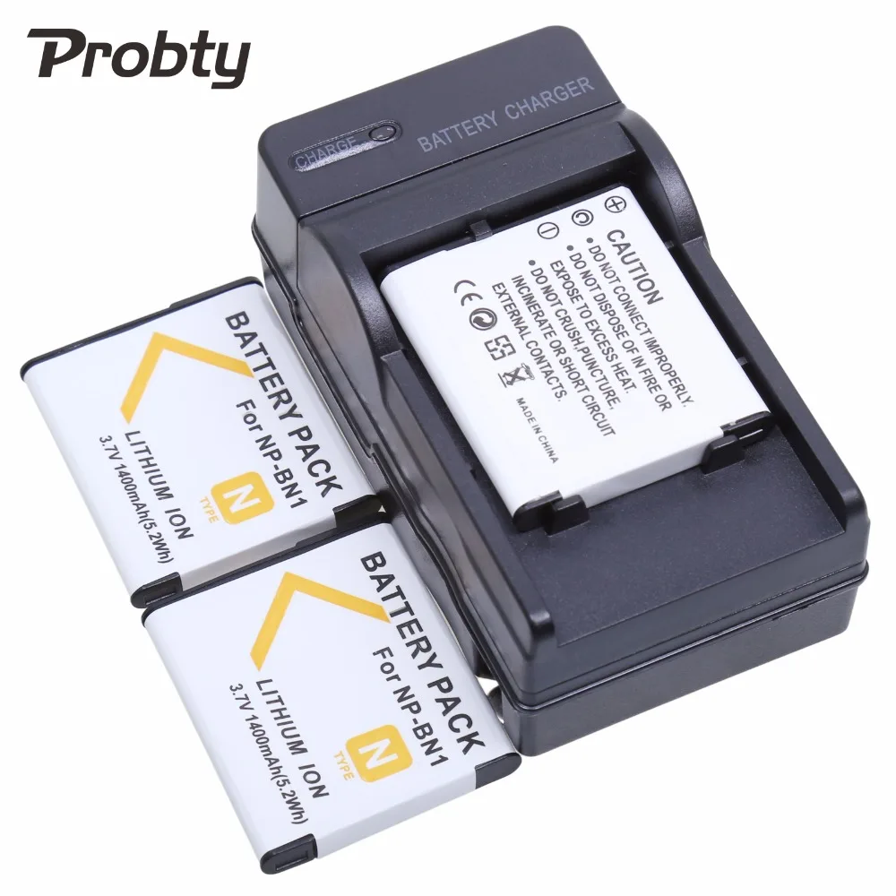3 Pz Probty Np-Bn1 Np Bn1 Batteria Video/Fotocamera + Caricabatteria Per Sony Dsc-Qx10 Dsc-Qx30 Dsc-Qx100 Dsc-Tf1 Dsc-Tx10 Dsc-Tx20 Dsc-Tx30 Wx220