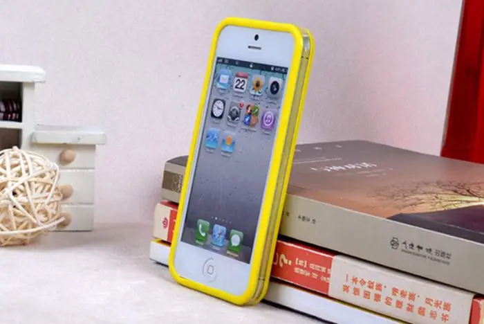 Горячая Розничная Гибридный Средний Прозрачный Бампер для iphone 5g 5s защита сотового телефона рамка ТПУ силиконовый резиновый чехол для телефона
