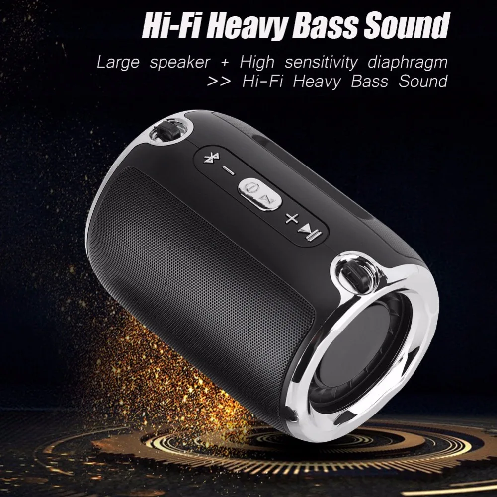 Buy Heavy Bass Portable Bluetooth 4.2 Straps Speaker