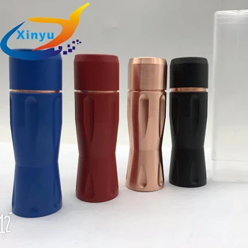 

2018 NEWEST vaporizer mechanical Mod 18650 battery Red copper 24mm body VS Get Low V3 mod Elthunder mod For DIY Atomizers RBA