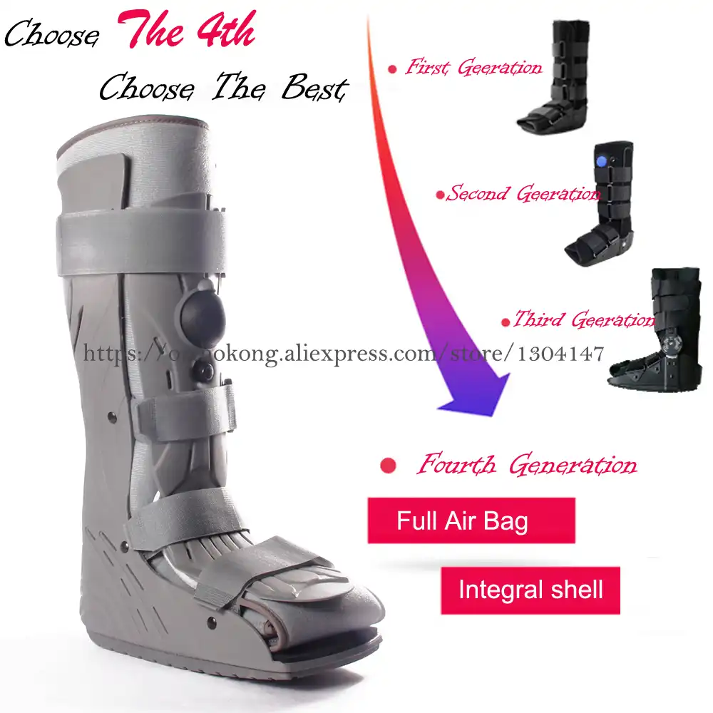 Aircast Walker Brace Extra Pneumatic Proshell Walking Boot Rupture of