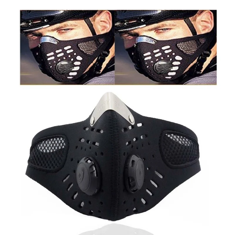 

Newly Dustproof Mask Motorcycle Ski Anti-pollution Mask Sport Mouth-muffle Dustproof With Activated Carbon Filter