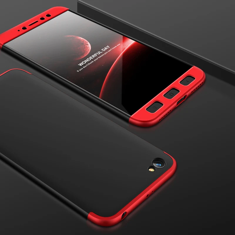 360 Degree Full Cover Case For Xiaomi Redmi Y1 Lite Case With Tempered Glass Luxury Plastic Cover For Xiaomi Redmi Y1 Lite Case