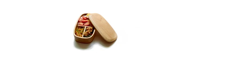 LIYIMENG Wooden Lunch Box for Japanese Style Sushi Bento for Kids School Picnic Office WorkersB1