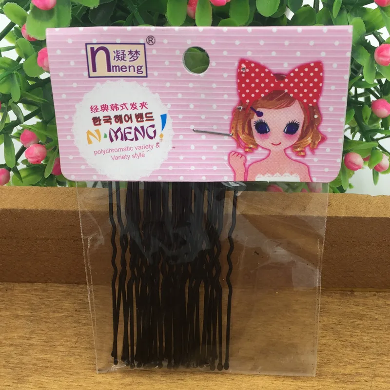 

40 штук/2 упак./лот новая Корейская Пижама для детей и взрослых, Модные Симпатичные U Стиль Наивысшее качество заколка для волос, заколки для волос, аксессуары для девочек для женщин