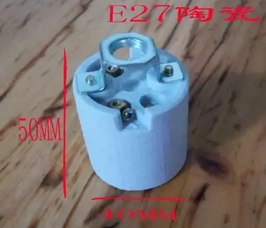 Mix 4 вида керамические E12 E14 E17 E27 патрон лампа кронштейн