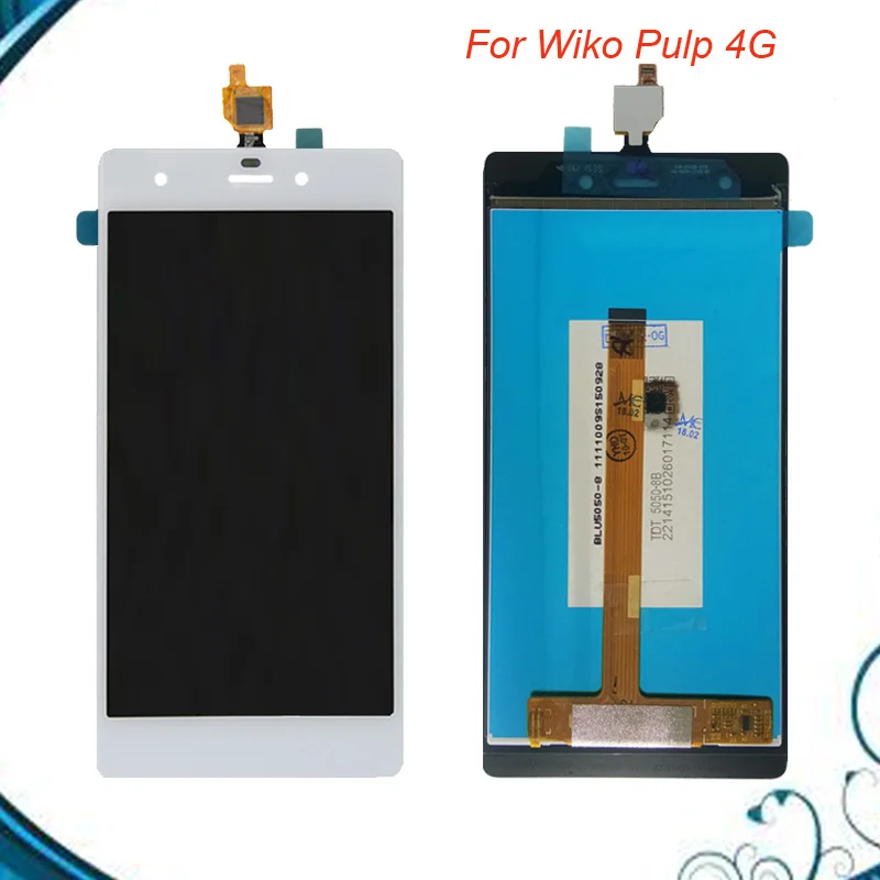 100% протестирован на ЖК-дисплей Wiko Pulp 4G + фотоэлемент для Бесплатная доставка |