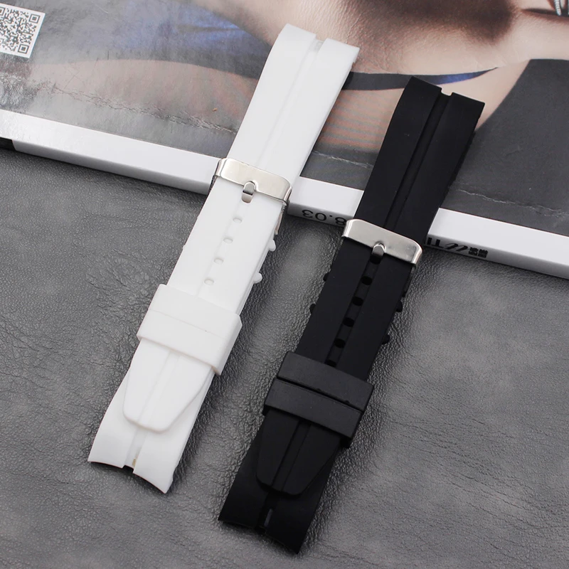 Buy Watch accessories curved silicone strap pin buckle 22 mm outdoor sports waterproof men and women watch strap for only 4.89 USD Buy Watch accessories curved silicone strap pin buckle 22 mm outdoor sports waterproof men and women watch strap for only 4.89 USD