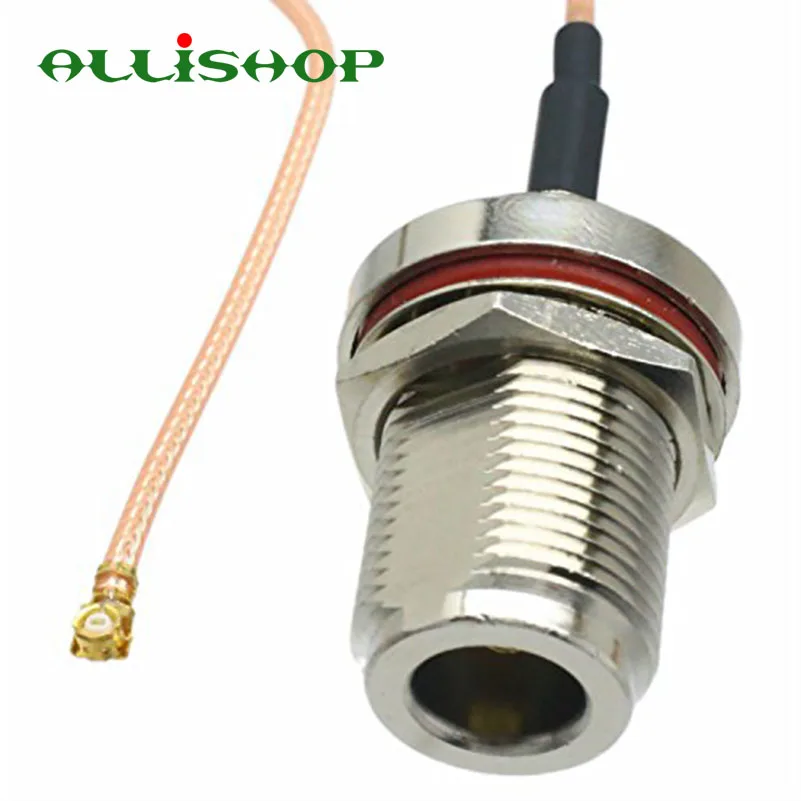 

ALLiSHOP 0-6Ghz pigtail Jump N female socket jack connector to U.FL IPX connectors 1.13 cable for PCI Wifi Card Wireless Router