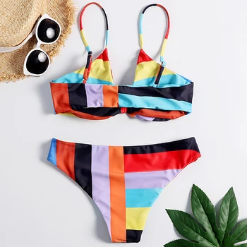 

2019 New Swimsuit Bikini, European and American Fashion Digital Printing Lady's Separate swimwear swimming suit for women