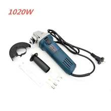 1020 Вт переменная 6 скоростей угловая шлифовальная машина для шлифовки резки металла электрическая 11000 об/мин для высокоскоростного удаления материала