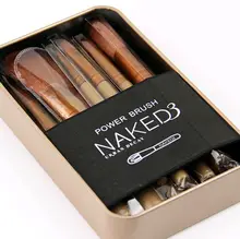 Pro Makeup Cosmetic Wool Fiber Brushes Powder Foundation Eyeshadow Lip Brushes Makeup Tool 12pcs/Set