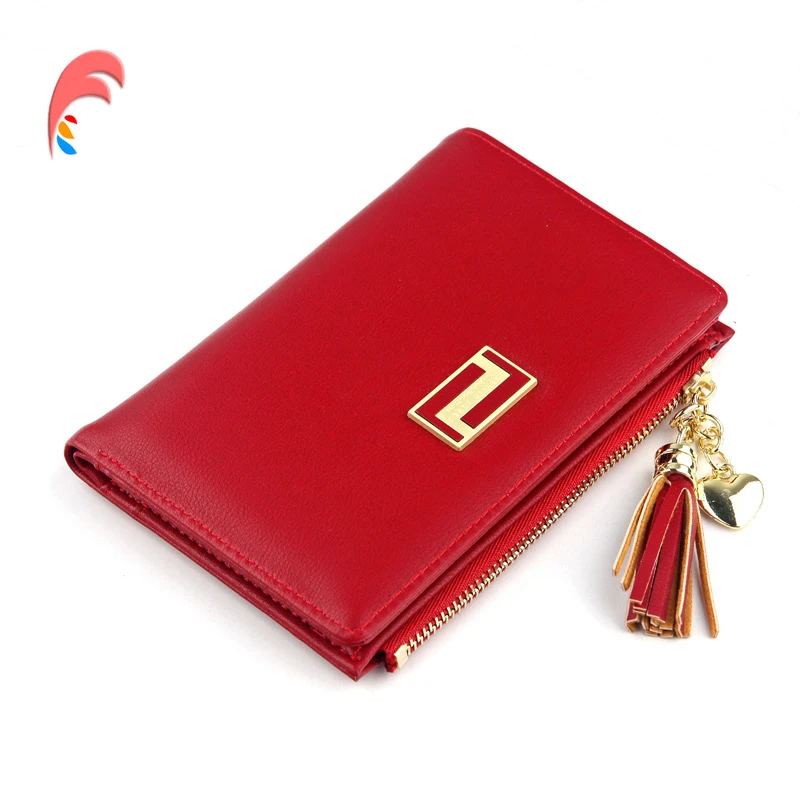 Cartera pequeña de cuero de Carrken para mujer de de lujo carteras monederos para mujer monedero corto cremallera y tarjetero de crédito|Carteras| AliExpress