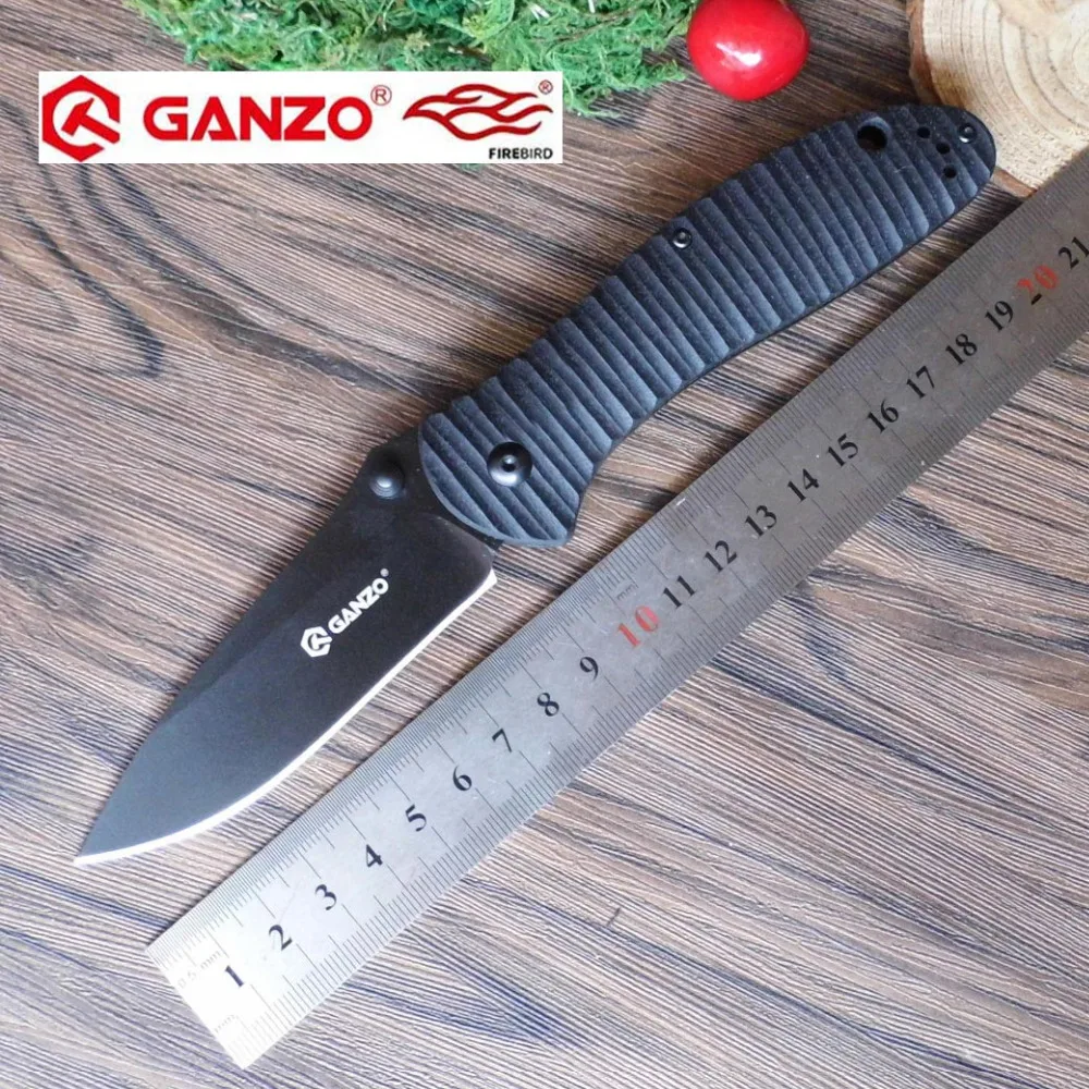 Цена 58 60HRC Ganzo G7393P 440C лезвие G10 Ручка складной Ножи выживания инструмент Отдых на природе Охота Карманный Ножи тактический edc Открытый инструмент