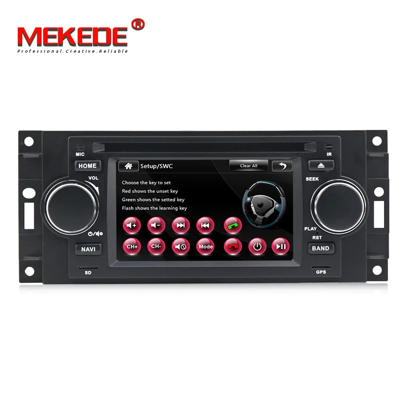 Clearance MEKEDE Capacitive screen free shipping car dvd for Chrysler 300C Dodge RAM Jeep Commander Compass Wrangler Grand Cherokee 3
