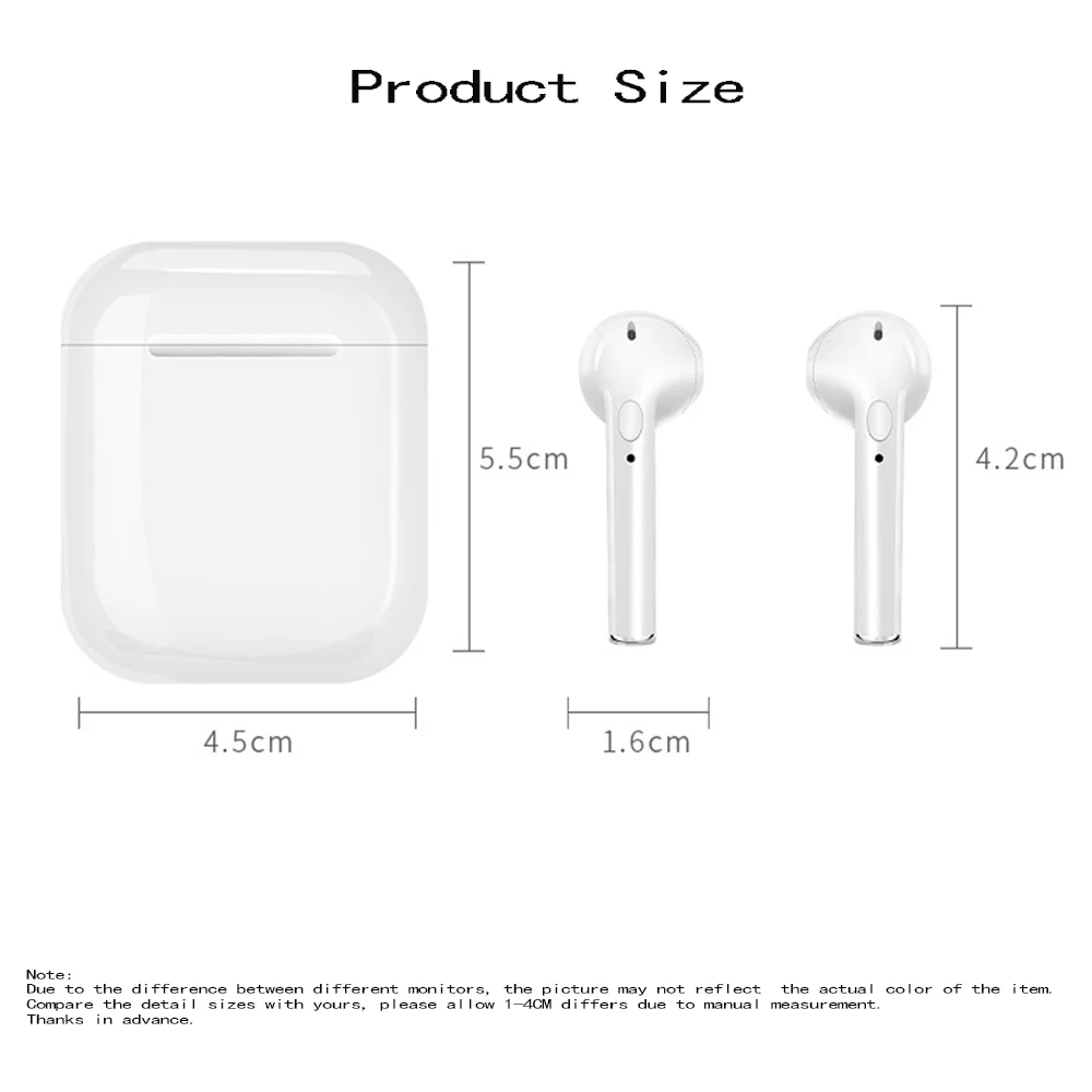 Hot Selling i9s tws Bluetooth 5.0 Earphones wireless earphones Double call auricolare sport headset for iPhone 7 Samsung xiaomi (10)