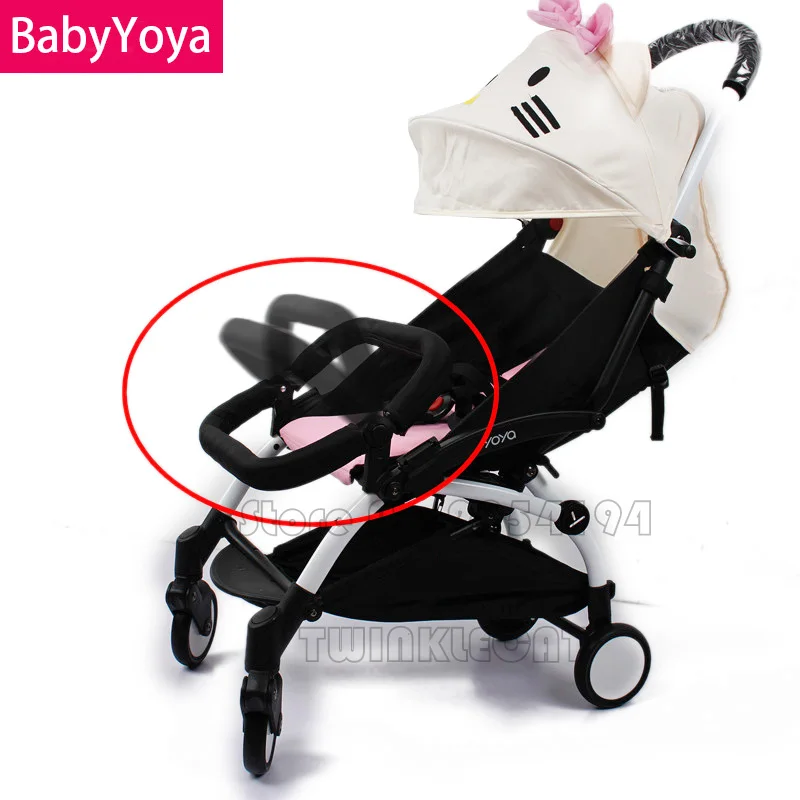 

BABY YOYA Adjustable Stroller Armrest Bumper Infant Yuyu Pram Baby Stroller Accessory Safety Cart Bar Carriages Pushchairs Care